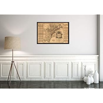 Amazon Com Mapa 1776 Titulo Mapa Del Imperio Britanico En