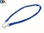 Untangle Dog Leash Coupler Elastic for Small and Medium Dogs (Blue)