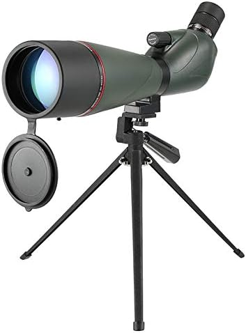 JANEFLY Waterproof Spotting Scope 20-60x 80mm with Tripod for Birdwatching, Bak4 Prism, Shockproof Fogproof, High Magnification, Beginners, Adults/kids,Green