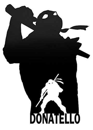 TMNT DONATELLO SILHOUETTE TEENAGE MUTANT NINJA TURTLE LOGO VINYL STICKERS SYMBOL 5.5