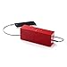 AmazonBasics Wireless Bluetooth Dual 3W Speaker with Built-in Microphone - Red