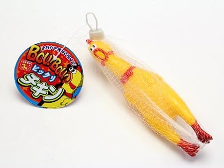 Amazon Co Jp Bou Bou びっくりチキン シャウティングチキン １７ｃｍ おもちゃ