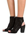 Dolce Vita Women's Niki Open Toe Booties