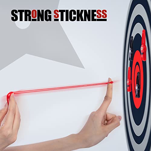 AMOR PRESENT 50PCS Slingshot Ninja Toys, Funny Finger Toys Stretchy Flying Ninjas Red Black Great Birthday Gift Party Favors Idea