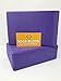Pair of Da Vinci Purple Yoga Blocks – High Density EVA Foam Exercise Blocks to Provide Balance, Stability, Deepen Pose & Improve Strength. 2-Packthumb 2