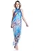 Beach Cover up Swimsuit Cover up Sexy Sassy Hawaiian Summer Bikini Swimsuit Swimwear Dress For Women (Blue Floral)