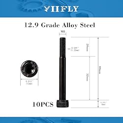 M8-1.25 x 80mm, M8 Socket Head Cap Screws, M8
