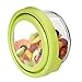 Anchor Hocking TrueSeal Glass Food Storage Container with Airtight Lid, Green, 4 Cup