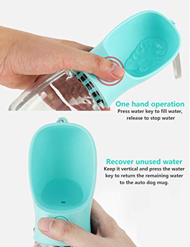 Kalimdor Dog Water Bottle, Leak Proof Portable Puppy Water Dispenser with Drinking Feeder for Pets Outdoor Walking… - Image 6