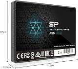 Silicon Power 2TB SSD A55 3D NAND 2.5 Inch SATA III 7mm Internal view 7