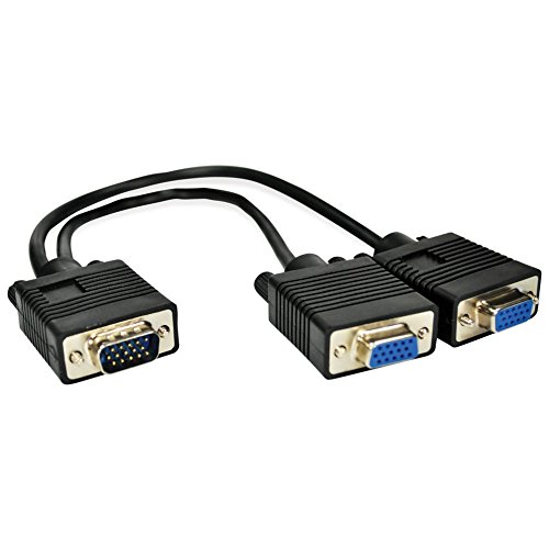 Cabo Monitor Y 1 VGA Macho x 2 VGA Fêmea Feasso FCA-18