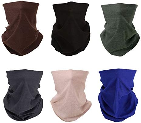 Windproof Seamless Face Scarf Bandana for Riding Cycling Yoga Fishing Outdoor Headwear,9 pcs
