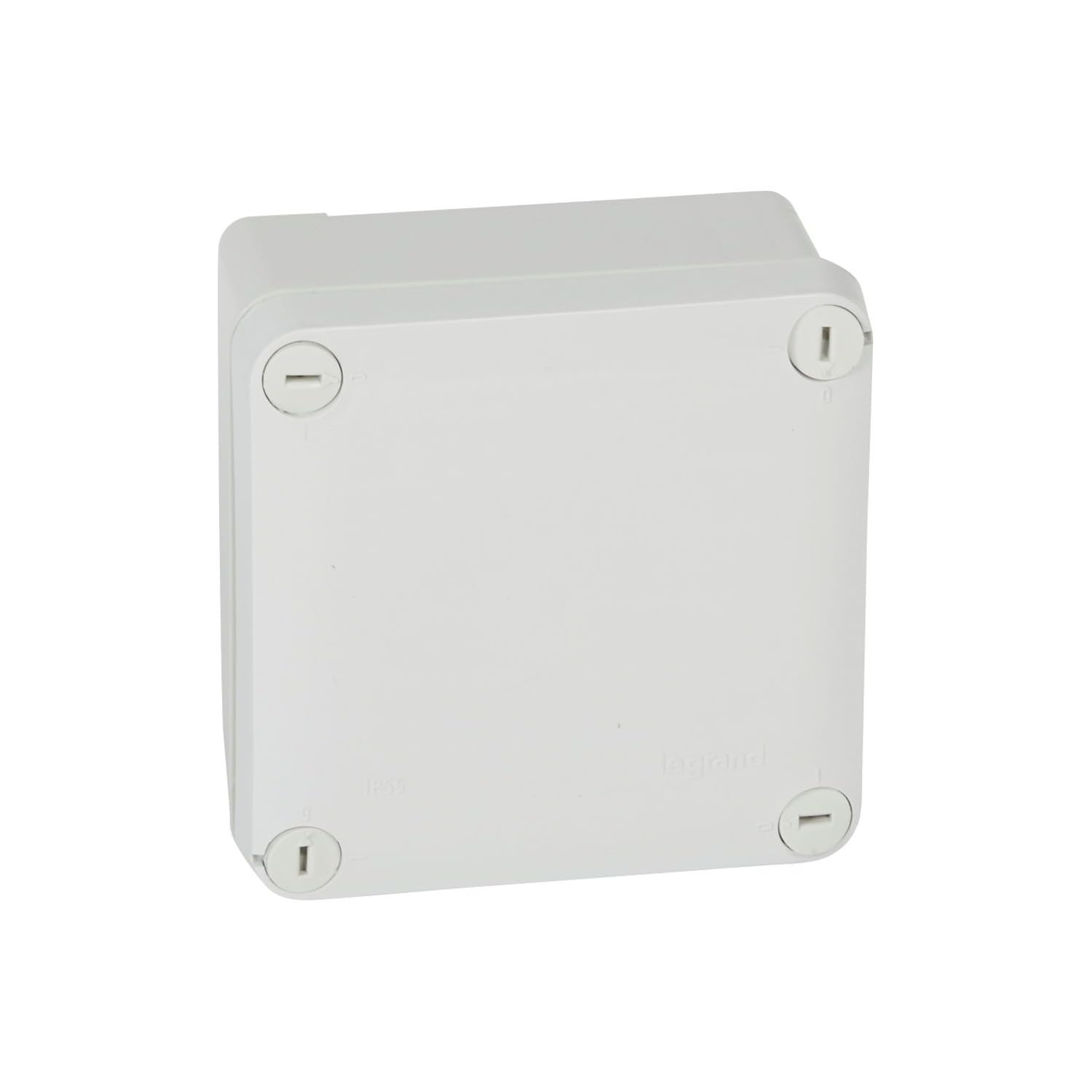 Legrand LEG92020 Plexo Waterproof Square Box with Smooth Face IP55 / IK07 Gray