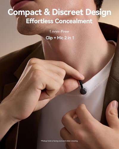Hollyland Lark M2S Ultimate Combo (Camera RX+Lightning RX+Type-C RX) Wireless Lavalier Microphone for iPhone/Camera/Android/PC, Compact Mic, Titanium Clip, Noise Cancelling, Vlog
