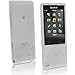 iGadgitz U3294 Silicone Skin Case Cover + Screen Protector Compatible with Sony Walkman NWZ-A15, A17, A25, A27 8GB 16GB 32GB & 64GB - Clear