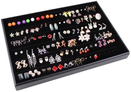 Hole Earring Jewelry Necklace Organizer Case Box Holder Storage Good Gift Or Present For Wedding Bridal, Girlfriend Who You Care.