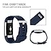 Fitbit Charge 2 Bands, AK Special Edition Adjustable Comfortable Replacement Wristbands for Fitbit Charge 2 Heart Rate [No Tracker] (Blue, Small)