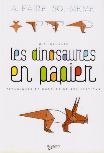 Les  dinosaures en papier