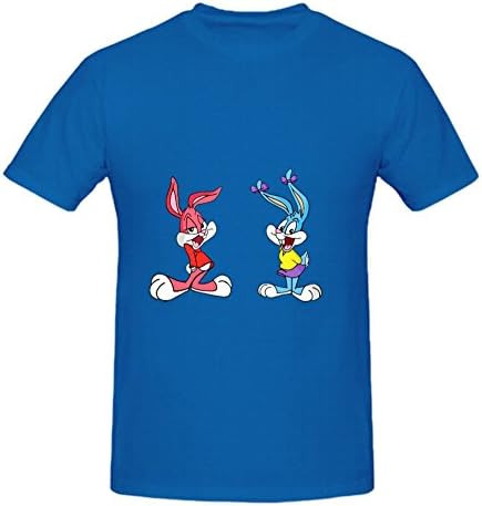 KARLEE 100% Cotton Round Neck Buster and Babs Bunny Men's Tee