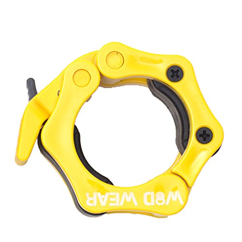 Barbell Collar 50MM Olympic Standard by WOD Wear (Yellow) - Thumbnail 4