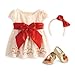 American Girl Bitty Baby - Cream and Crimson Ouftif for Dolls - Bitty Baby 2015