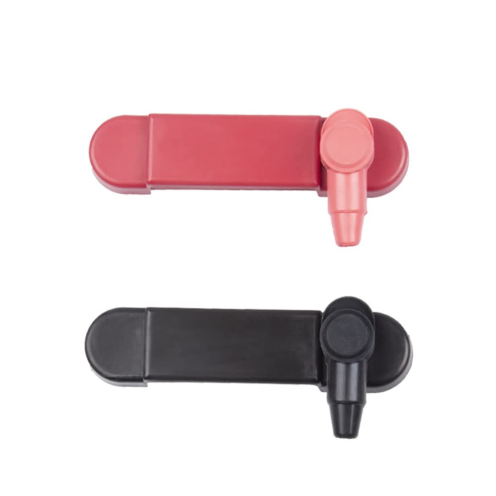 Tiardey 1Pir 12 Way Bus Bar Electrical Terminal Connector Block with Studs AC 180A 48V DC for Trucks Caravans Buses Boats - Red and Black