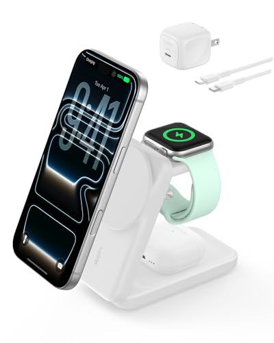Belkin Qi2 3-in-1 Charging Station
