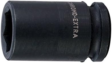 Bahco K7401M-12 Hexagon Socket, Black, 3/8-Inch/12 mm