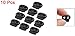 uxcell Luggage Spring Stopper Double Holes Cordlocks 10 Pcs