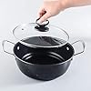 YIJIA-Cooking-Pot-Stock-Pots-Casserole-Dish-Non-Stick-Cookware-Large-Soup-Pan-with-Glass-Lid-9-inch-23cm YIJIA Cooking Pot Stock Pots Casserole Dish Non Stick Cookware Large Soup Pan with Glass Lid 9 inch (23cm)