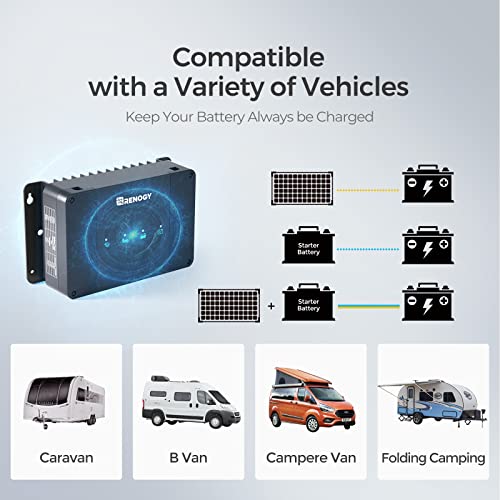 Renogy 12V 30A DC to DC Charger with MPPT, OnBoard Battery Charger for