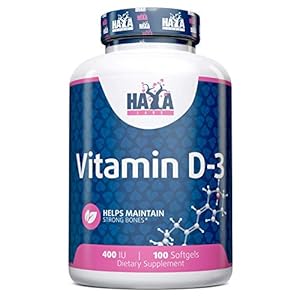 Haya Labs Vitamin D-3 400 IU 100 Softgels
