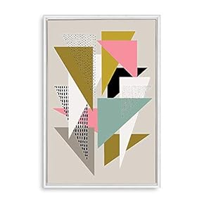 Framed for Living Room Bedroom Abstract Flowers for