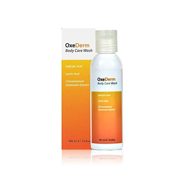 OxeDerm Body Care Wash 100ml / 3.4 fl Oz With 2% Salicylic Acid