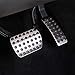 BSFlash car Gas Pedal Cover Compatible Mercedes-Benz A B Class CLA GLA(2 Set)