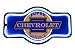 Chevrolet Chevy Super Service Garage - Reproduction Vintage Advertising Marquee Sign - Battery Powered LED Neon Style Light - 17 x 10 x 3 Inches