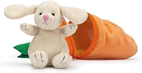 Teddykompaniet Rabbit in Carrot - Suitable from Birth and a great Easter and Spring Gift