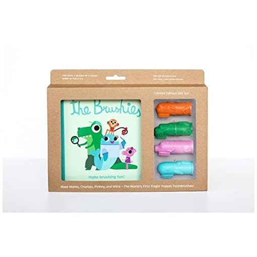 The Brushies Baby & Toddler Toothbrush & Storybook, Gift Set of 4 Brushes - Image 3