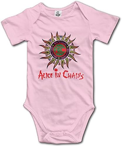 Alice In Chains Logo Baby Infant Toddler Short Sleeve Romper