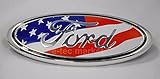 Replacement New F-7FG 7 inch For FORD ESCAPE EXCURSION EXPEDITION FREESTYLE F-150 F-250 F350 Rear OVAL American Flag EMBLEM FRONT GRILLE Tailgate 7 inch Badge
