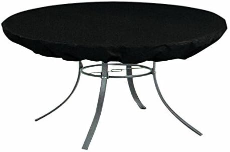 Prairie Deluxe Round Table Cover, Medium, Black