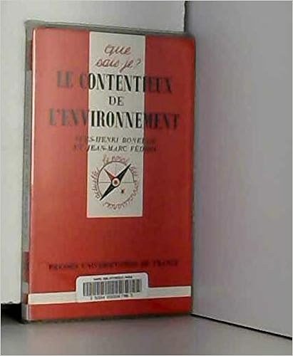 Le contentieux de l'environnement, by Yves-Henri Bonello Le contentieux de l'environnement, by Yves-Henri Bonello