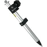 60CM Telescopic Mini Prism Pole/Precise Tip Stretch Full Station Prism Surveying 5 / 8x11"Thread