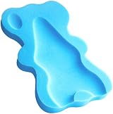 Infant Bath Mat 19.7x11.8x1.8 Blue Skid Proof Cushioned Baby Bath view 1
