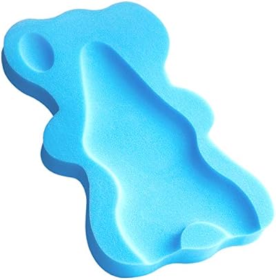 Infant Bath Mat 19.7x11.8x1.8 Blue Skid Proof Cushioned Baby Bath