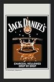 Jack Daniels - Bar Mirror (Charcoal Mellowed) (Size: 9'' x 12'')