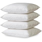 4 Piece Hypoallergenic Down-Alternative, Bed Pillow (Queen)