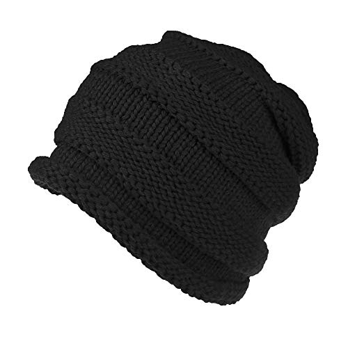 image for iYBUA iYBUIA Winter Men Women Baggy Warm Crochet Wool Knit Ski Beanie 