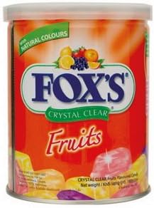 Foxs Crystal New Clear Fruits Candy 180g.