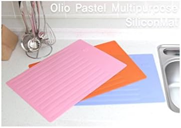 Olio Pastel Multipurpose Silicon Mat Placemat (Pink)